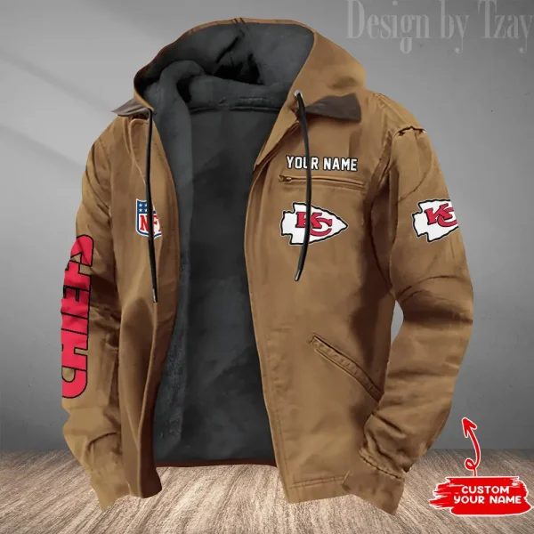 Kansas City Chiefs Winter Thick Warm Plush Zipper Men Jacket Trending 2025 ANZPJH081 - Image 4