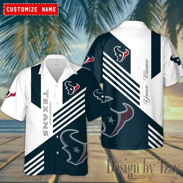 Houston Texans Tropical Hawaiian Shirt Trending 2025ANZ- AZHWS745