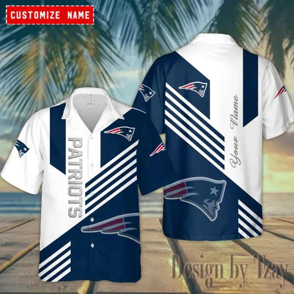 New England Patriots Tropical Hawaiian Shirt Trending 2025 ANZ-AZHWS754