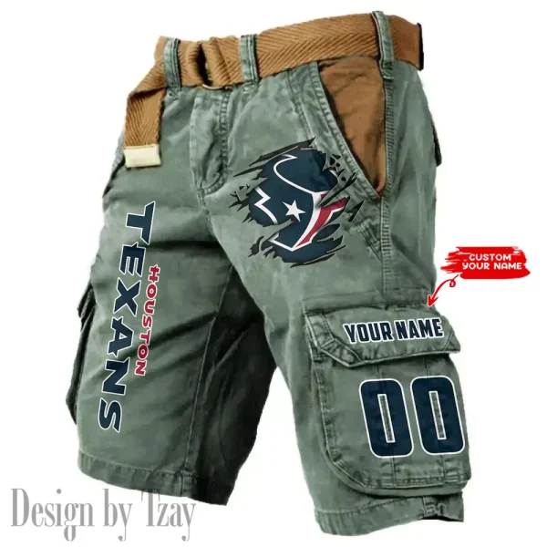 Houston Texans Men Cargo Shorts (Belt Not Included) trending 2025 ANZ-S9MCS315 - Image 2