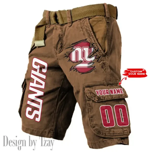 New York Giants Men Cargo Shorts (Belt Not Included) trending 2025 ANZ-S9MCS326 - Image 4
