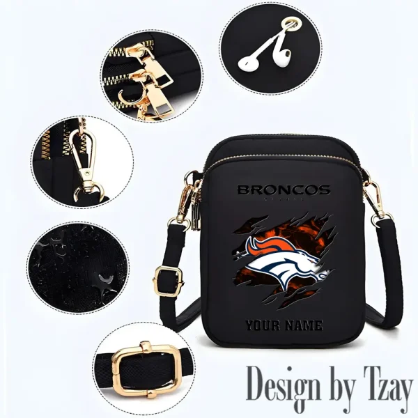 Denver Broncos Shoulder Strap Handbag Female Girls Bags Teenagers Bag Gift Trending 2025 - Image 2