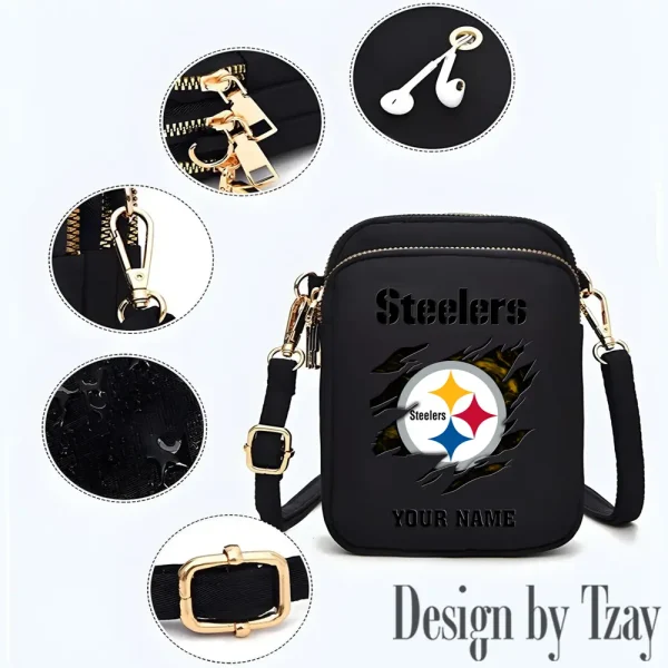 Pittsburgh Steelers Shoulder Strap Handbag Female Girls Bags Teenagers Bag Gift Trending 2025 - Image 3