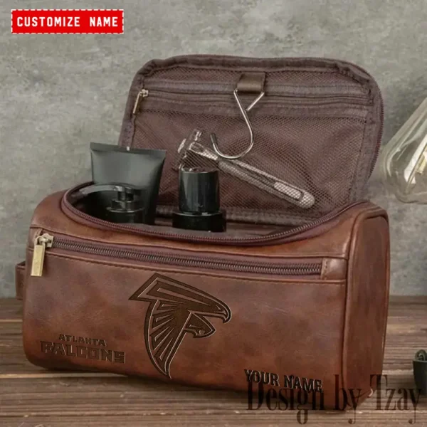 Atlanta Falcons NFL Men Vintage Luxury Toiletry Bag Travel 2025 ANZLCB071