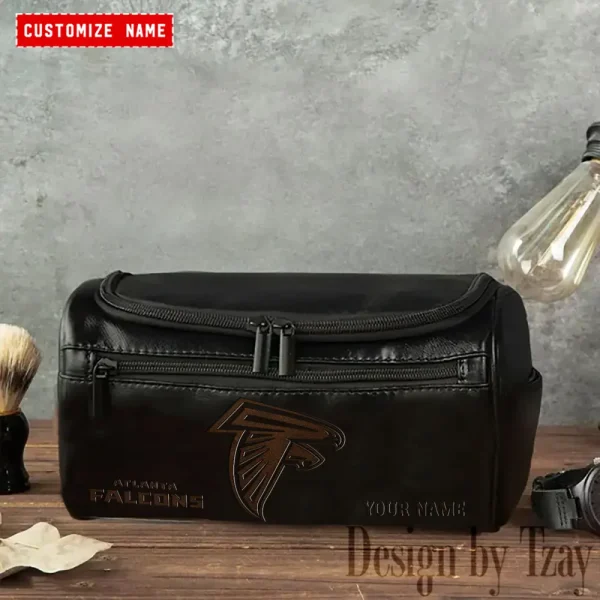 Atlanta Falcons NFL Men Vintage Luxury Toiletry Bag Travel 2025 ANZLCB071 - Image 3
