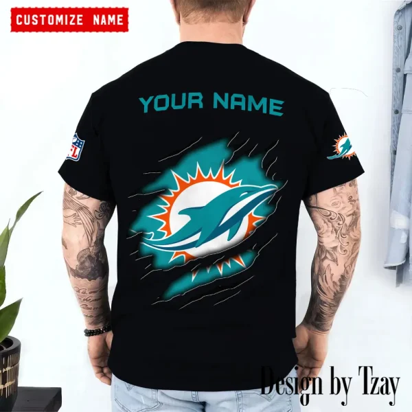 Miami Dolphins Summer T-shirt Clothes ANZ-ANZTS1051 - Image 2
