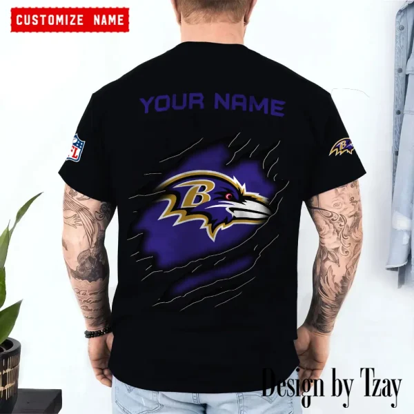 Baltimore Ravens Summer T-shirt Clothes ANZ-ANZTS1074 - Image 2