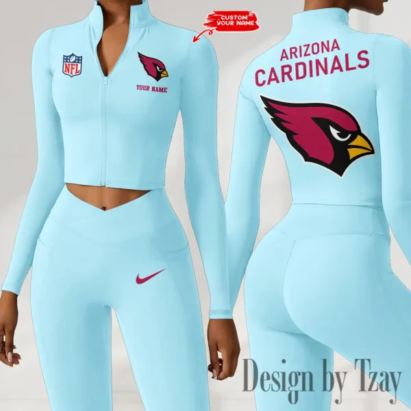 Arizona Cardinals Long Sleeve Jacket Zip Up Running Sports ANZZSTW097