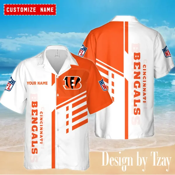 Cincinnati Bengals Hawaiian Shirt for Men Treding 2025 ANZ-AZHWS922