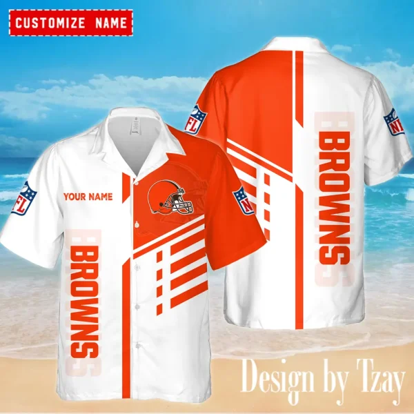 Cleveland Browns Hawaiian Shirt for Men Treding 2025 ANZ-AZHWS923