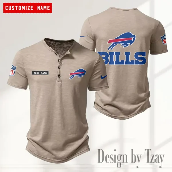 Buffalo Bills Men’s Button Designer T-Shirts New Fashion 2025 ANZMBHCTS004 - Image 5