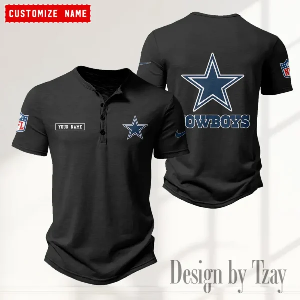Dallas Cowboys Men’s Button Designer T-Shirts New Fashion 2025 ANZMBHCTS009