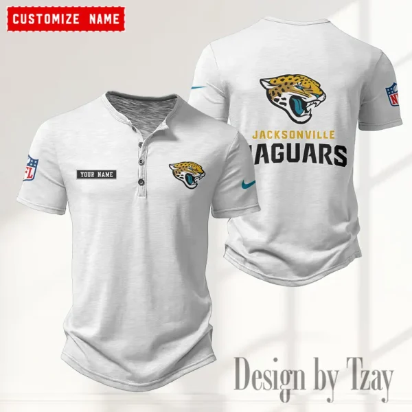 Jacksonville Jaguars Men’s Button Designer T-Shirts New Fashion 2025 ANZMBHCTS015 - Image 4
