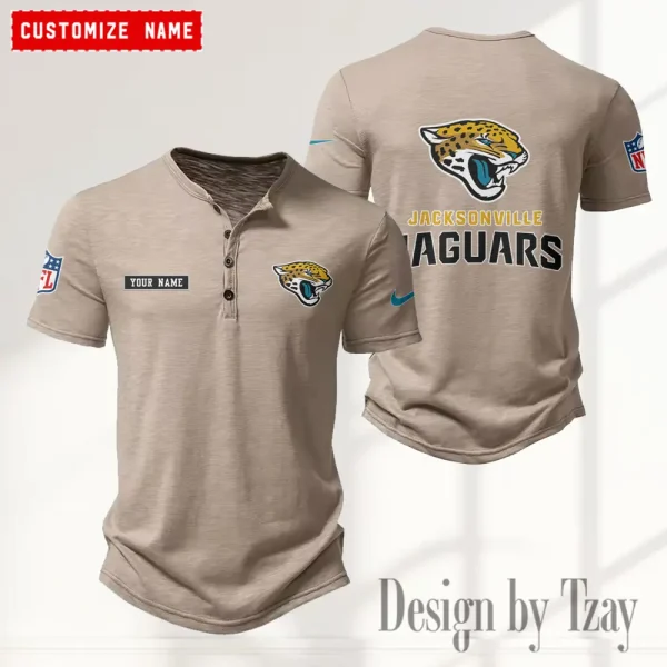 Jacksonville Jaguars Men’s Button Designer T-Shirts New Fashion 2025 ANZMBHCTS015 - Image 5