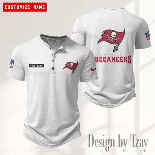 Tampa Bay Buccaneers Men’s Button Designer T-Shirts New Fashion 2025 ANZMBHCTS030 - Image 4