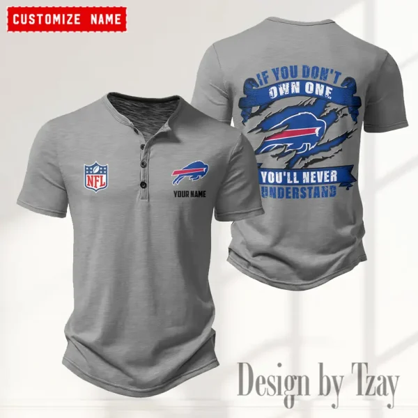 Buffalo Bills Men’s Button Designer T-Shirts New Fashion 2025 ANZMBHCTS068 - Image 4