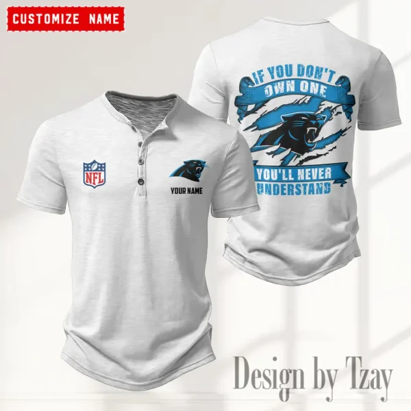 Carolina Panthers Men’s Button Designer T-Shirts New Fashion 2025 ANZMBHCTS069 - Image 4