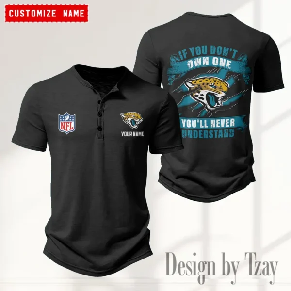 Jacksonville Jaguars Men’s Button Designer T-Shirts New Fashion 2025 ANZMBHCTS079 - Image 5