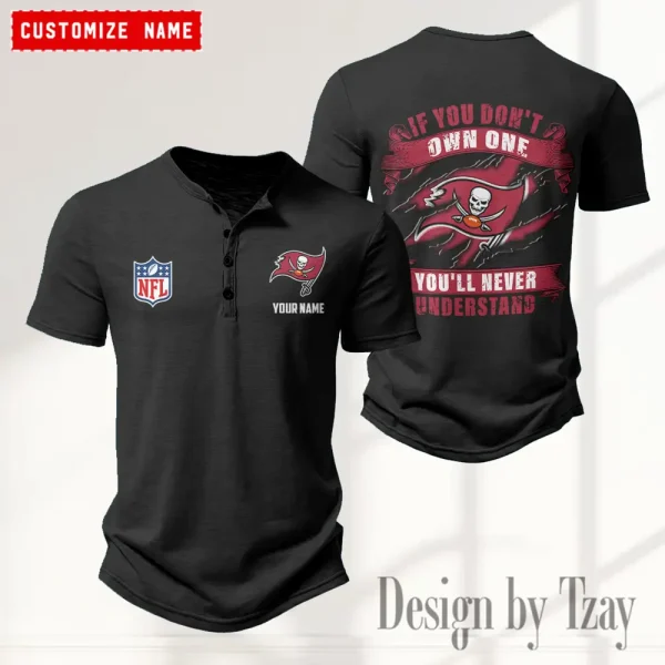 Tampa Bay Buccaneers Men’s Button Designer T-Shirts New Fashion 2025 ANZMBHCTS094