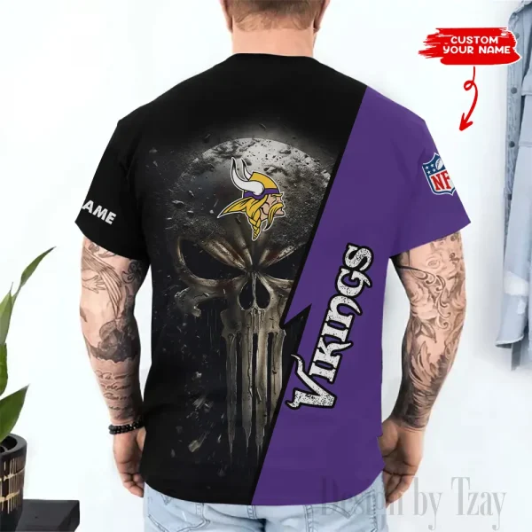 Minnesota Vikings Summer T-shirt Clothes Trending 2025 ANZ-AZTS1363 - Image 2
