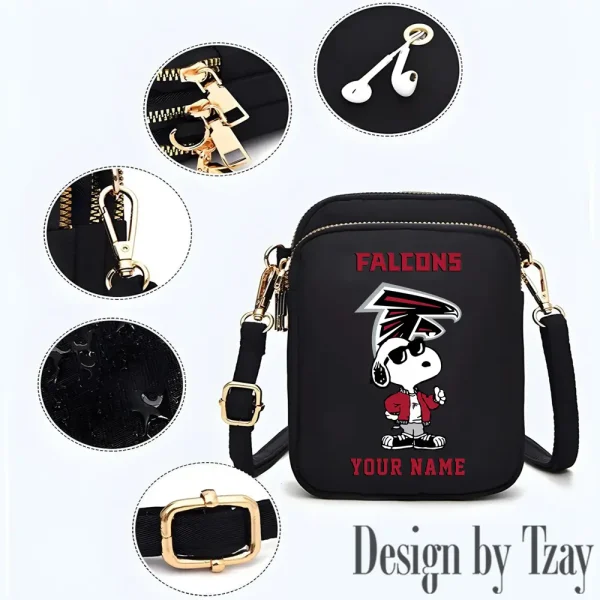Atlanta Falcons Shoulder Strap Handbag Female Girls Bags Teenagers Bag Gift Trending 2025 ANZ-S9CBB456 - Image 3