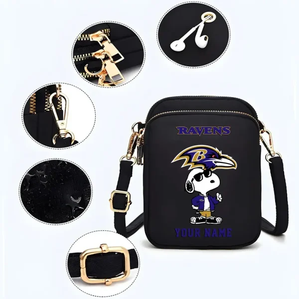 Baltimore Ravens Shoulder Strap Handbag Female Girls Bags Teenagers Bag Gift Trending 2025 ANZ-S9CBB457 - Image 2