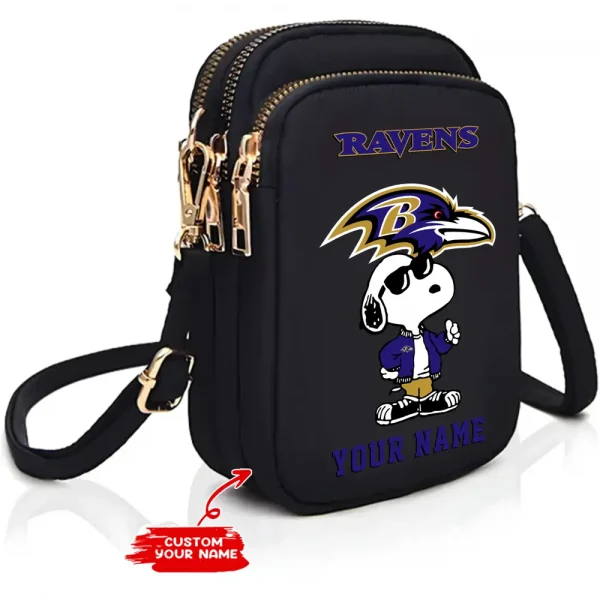 Baltimore Ravens Shoulder Strap Handbag Female Girls Bags Teenagers Bag Gift Trending 2025 ANZ-S9CBB457