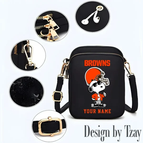 Cleveland Browns Shoulder Strap Handbag Female Girls Bags Teenagers Bag Gift Trending 2025 ANZ-S9CBB467 - Image 3