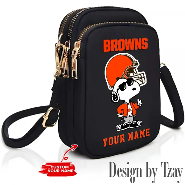 Cleveland Browns Shoulder Strap Handbag Female Girls Bags Teenagers Bag Gift Trending 2025 ANZ-S9CBB467