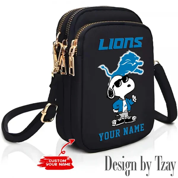 Detroit Lions Shoulder Strap Handbag Female Girls Bags Teenagers Bag Gift Trending 2025 ANZ-S9CBB470