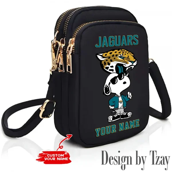 Jacksonville Jaguars Shoulder Strap Handbag Female Girls Bags Teenagers Bag Gift Trending 2025 ANZ-S9CBB474
