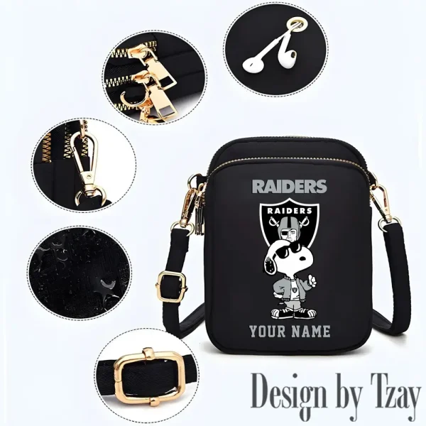 Las Vegas Raiders Shoulder Strap Handbag Female Girls Bags Teenagers Bag Gift Trending 2025 ANZ-S9CBB476 - Image 3