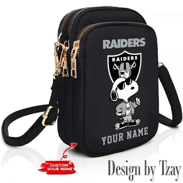 Las Vegas Raiders Shoulder Strap Handbag Female Girls Bags Teenagers Bag Gift Trending 2025 ANZ-S9CBB476