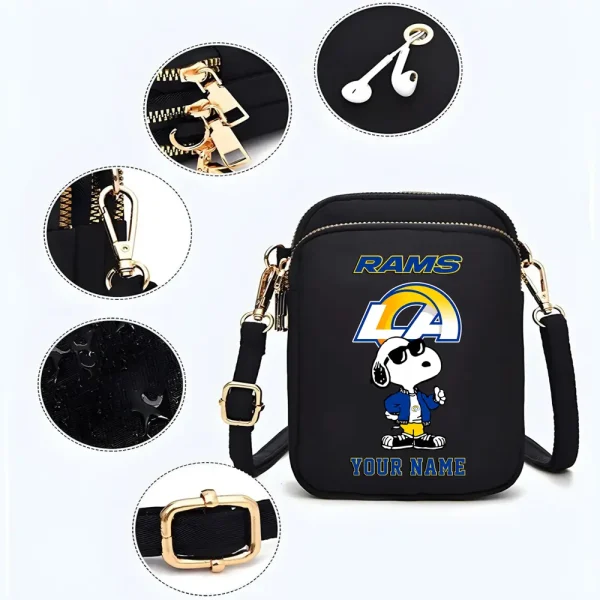 Los Angeles Rams Shoulder Strap Handbag Female Girls Bags Teenagers Bag Gift Trending 2025 ANZ-S9CBB478 - Image 2