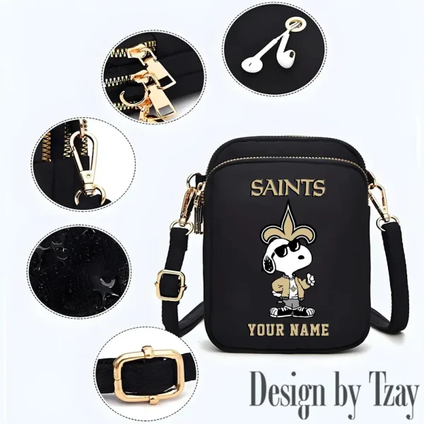 New Orleans Saints Shoulder Strap Handbag Female Girls Bags Teenagers Bag Gift Trending 2025 ANZ-S9CBB482 - Image 3
