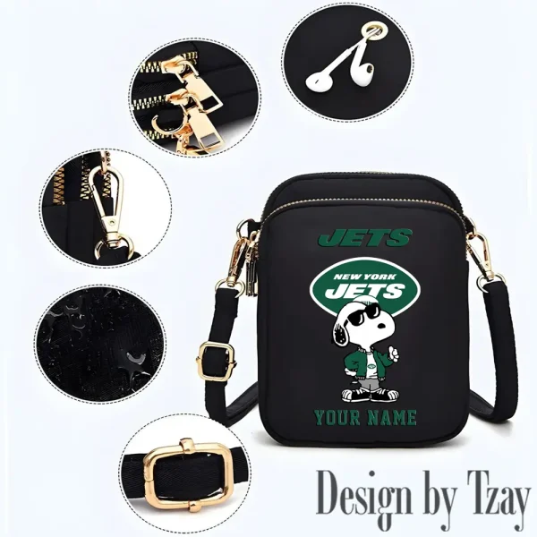 New York Jets Shoulder Strap Handbag Female Girls Bags Teenagers Bag Gift Trending 2025 ANZ-S9CBB484 - Image 2