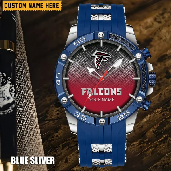 Atlanta Falcons Mens Silicone Waterproof Date Fashion WristWatch ANZSSFWW002 - Image 5