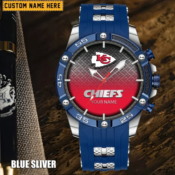 Kansas City Chiefs Mens Silicone Waterproof Date Fashion WristWatch ANZSSFWW016 - Image 5