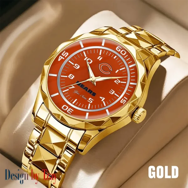 Chicago Bears Men Watch Classic Business Calendar Week Stainless Steel Waterproof MTTDMW232 - Image 4