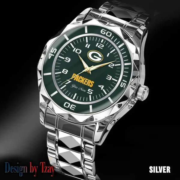 Green Bay Packers Men Watch Classic Business Calendar Week Stainless Steel Waterproof MTTDMW239 - Image 5