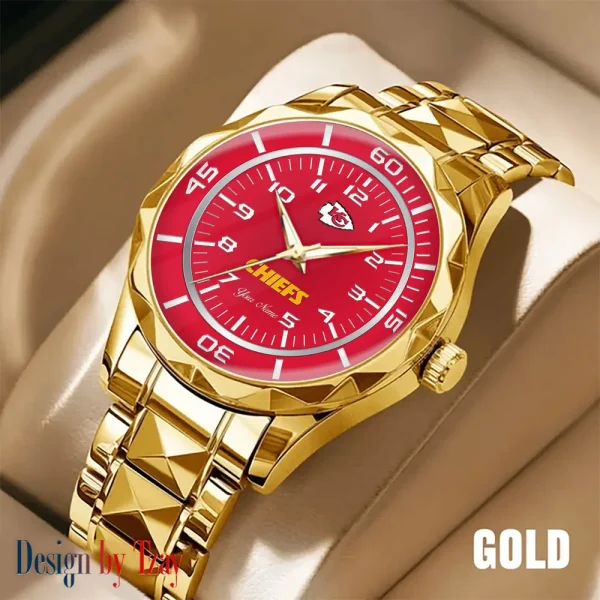 Kansas City Chiefs Men Watch Classic Business Calendar Week Stainless Steel Waterproof MTTDMW243 - Image 5