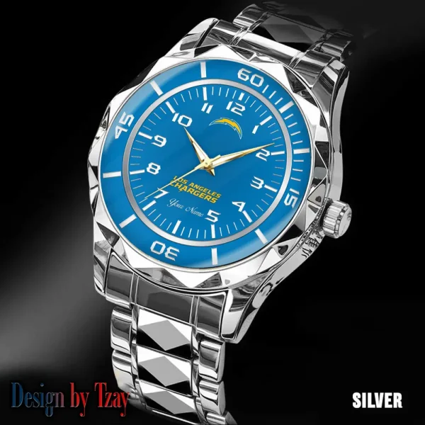 Los Angeles Chargers Men Watch Classic Business Calendar Week Stainless Steel Waterproof MTTDMW245
