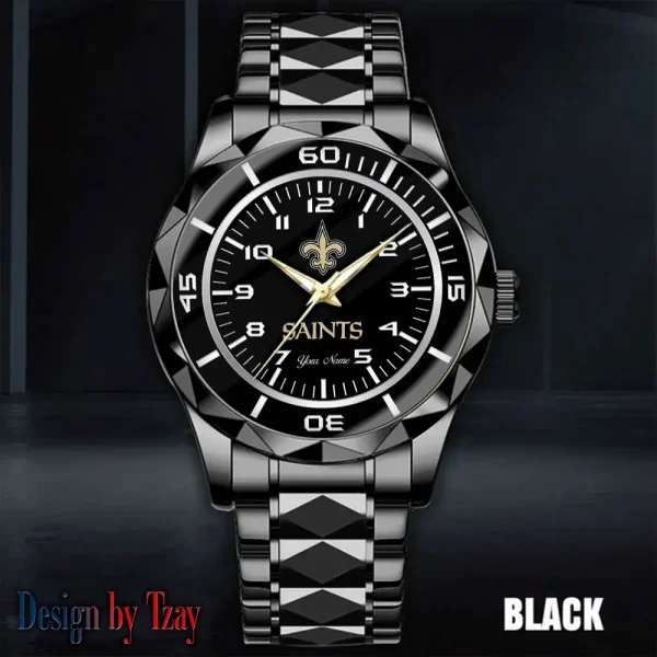 New Orleans Saints Men Watch Classic Business Calendar Week Stainless Steel Waterproof MTTDMW251 - Image 4