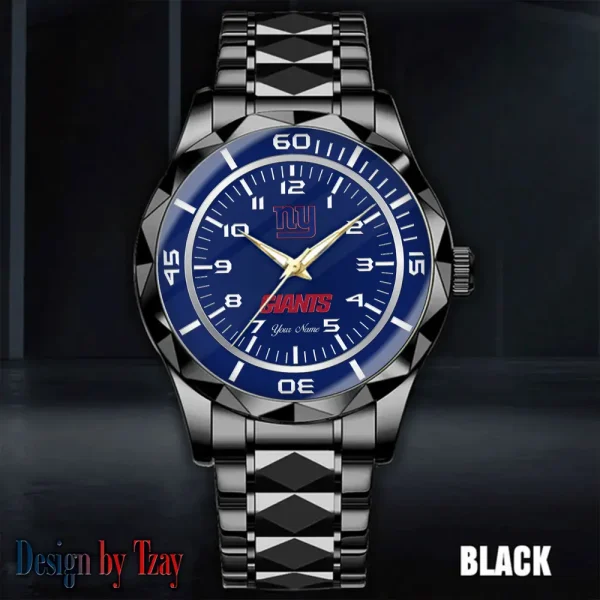 New York Giants Men Watch Classic Business Calendar Week Stainless Steel Waterproof MTTDMW253 - Image 5