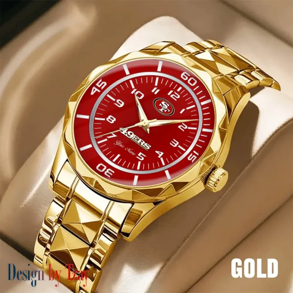 San Francisco 49ers Men Watch Classic Business Calendar Week Stainless Steel Waterproof MTTDMW256 - Image 4