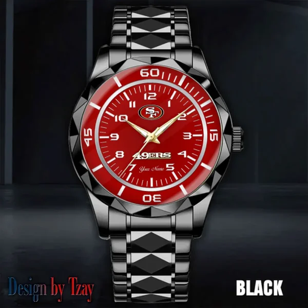 San Francisco 49ers Men Watch Classic Business Calendar Week Stainless Steel Waterproof MTTDMW256 - Image 5