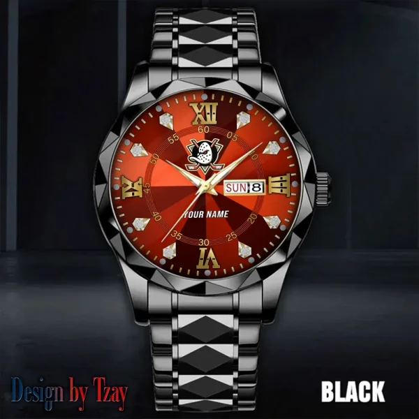 Anaheim Ducks NHL Men Watch Classic Business Calendar Week Stainless Steel Waterproof MTTDMW259 - Image 3