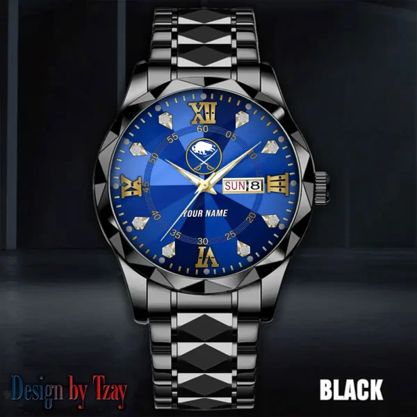 Buffalo Sabres NHL Men Watch Classic Business Calendar Week Stainless Steel Waterproof MTTDMW261 - Image 4