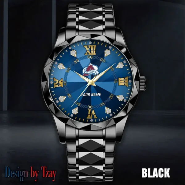 Colorado Avalanche NHL Men Watch Classic Business Calendar Week Stainless Steel Waterproof MTTDMW265 - Image 4