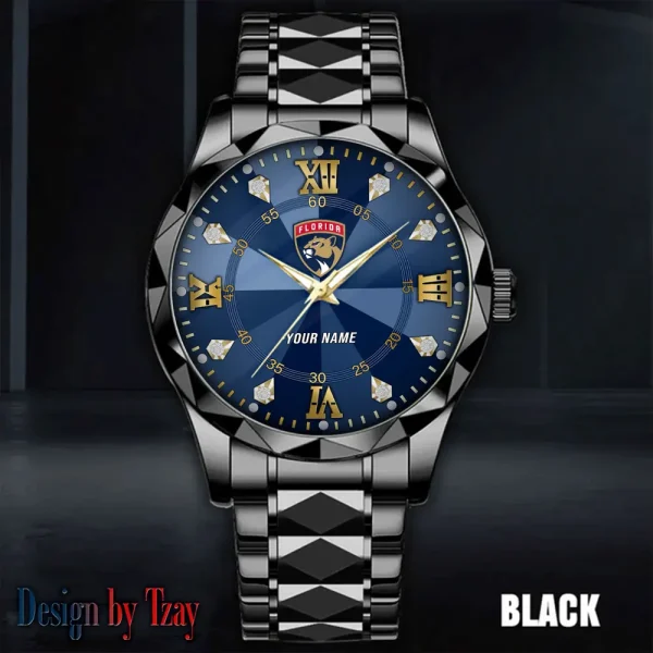 Florida Panthers NHL Men Watch Classic Business Calendar Week Stainless Steel Waterproof MTTDMW270 - Image 5